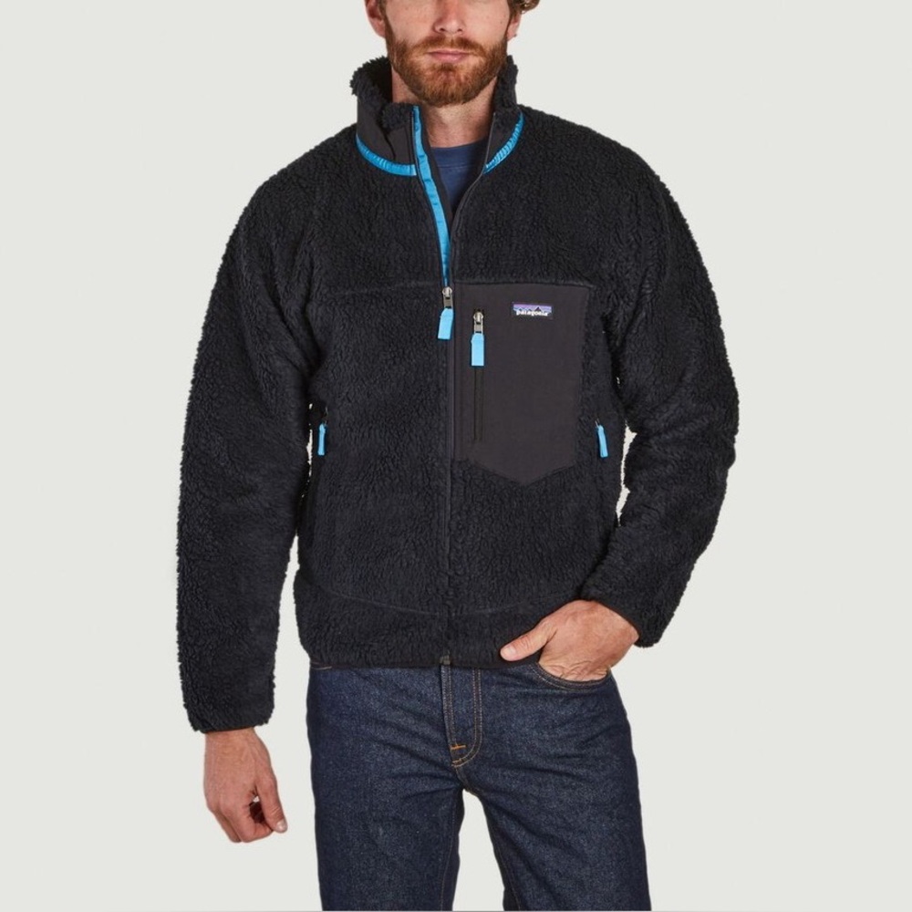 Patagonia Black and Blue Performance Jacket